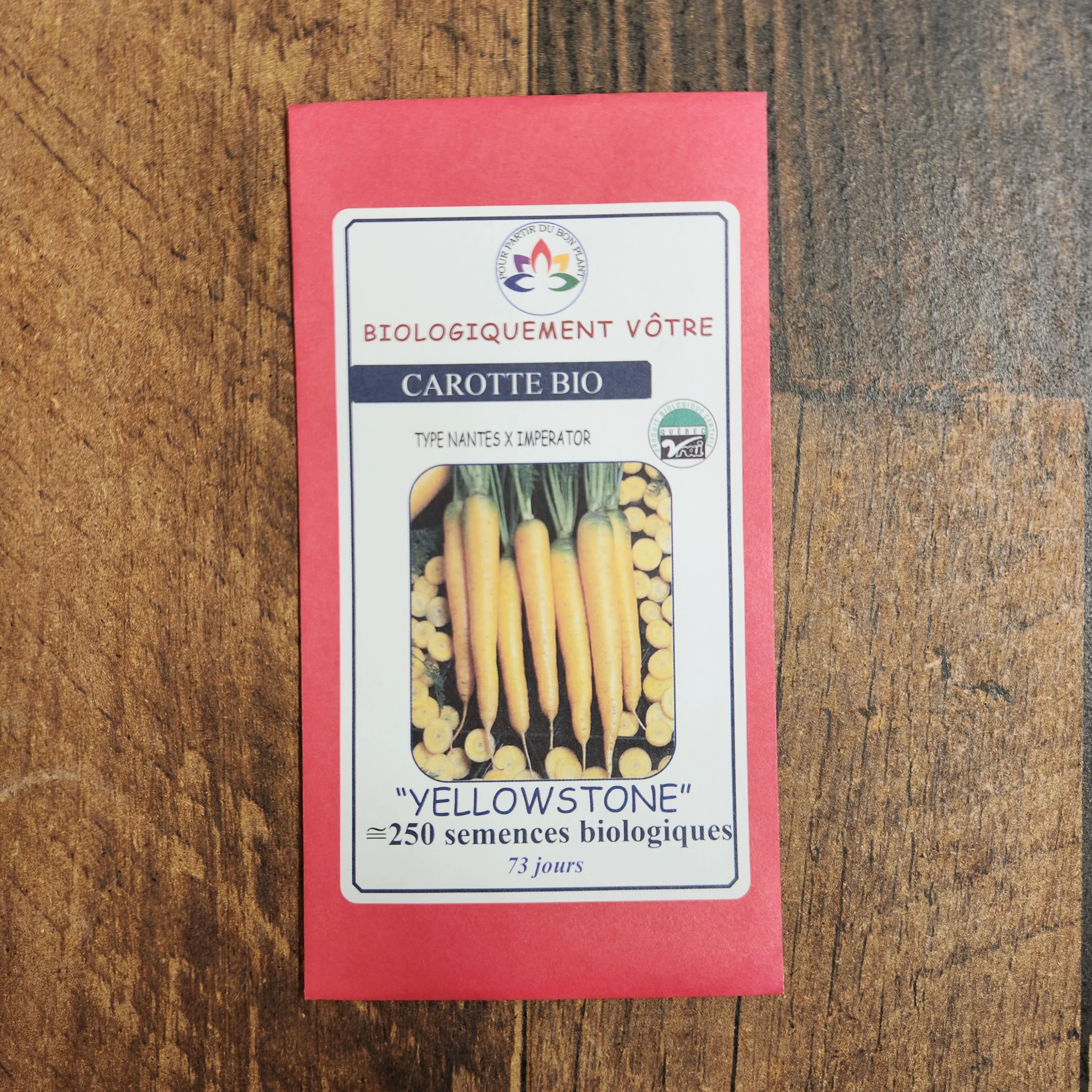 Carotte jaune 'Yellowstone' bio - Image 2