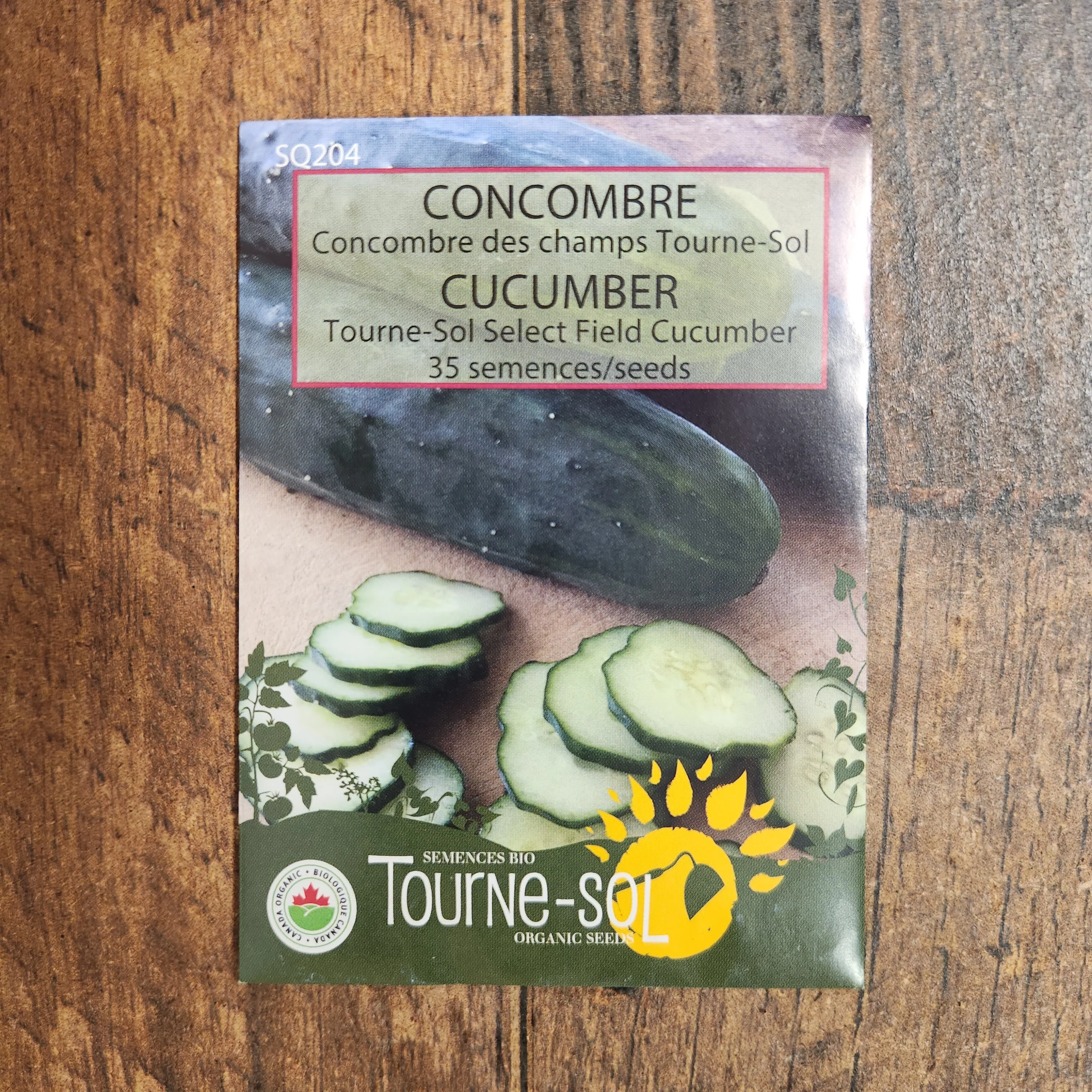 Concombre de champs 'Tourne-Sol' bio - Image 2