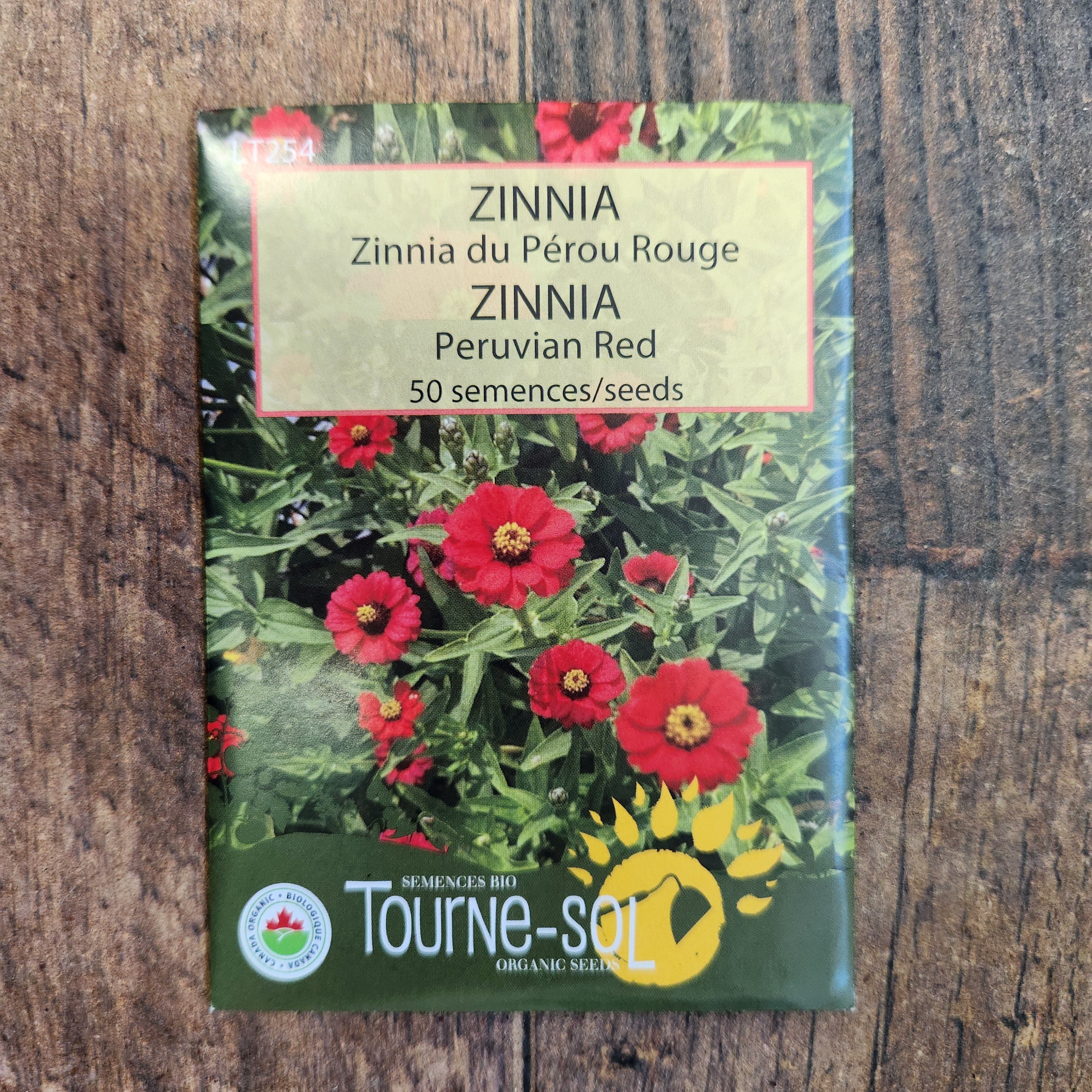 Zinnia 'Peruvian Red' bio - Image 2