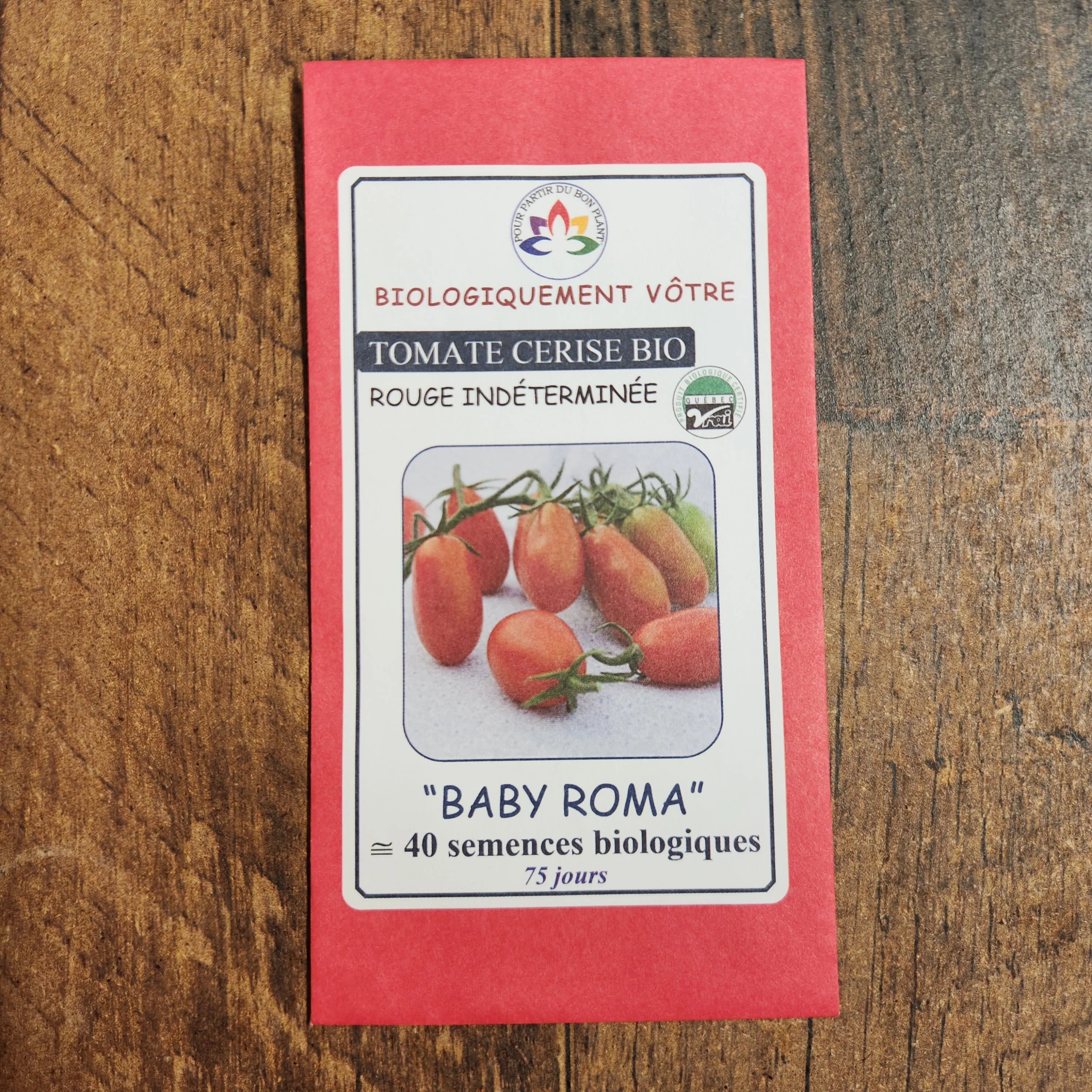 Tomate cerise rouge 'Baby Roma' bio - Image 2