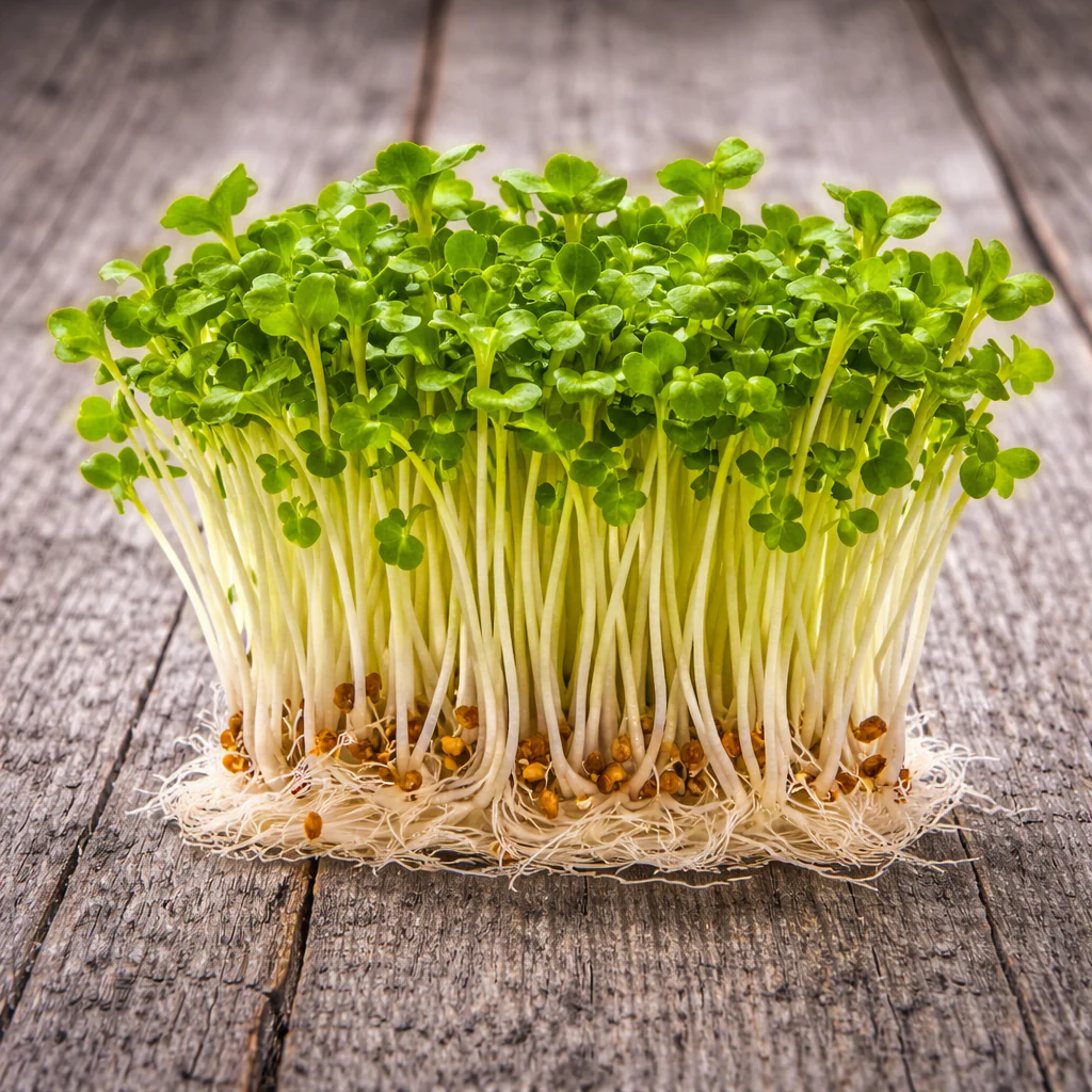 Micropousses de radis Daikon bio